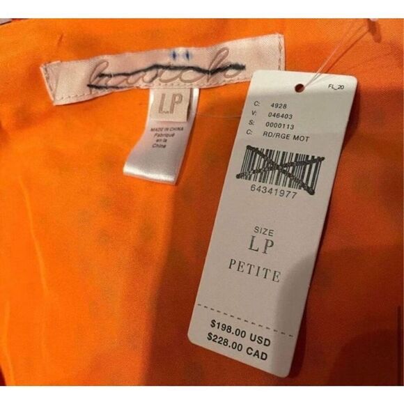 Anthropologie x Hutch Flutter Wrap Midi Dress Size LP - Picture 11 of 11